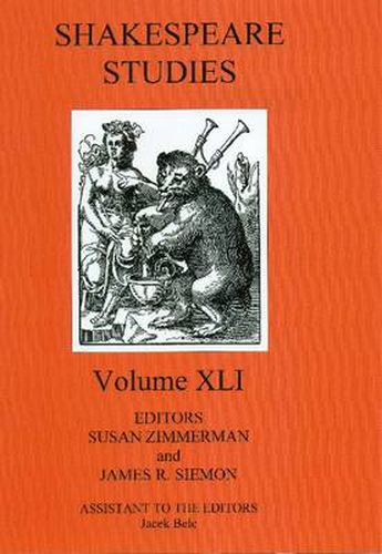 Cover image for Shakespeare Studies: Volume XLI