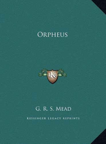 Cover image for Orpheus