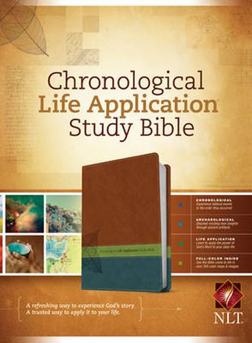 Cover image for NLT Chronological Life Application Study Bible Brown/Green