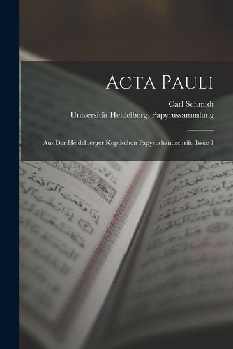 Cover image for Acta Pauli