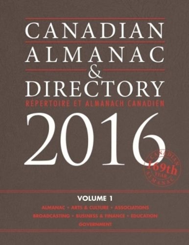 Cover image for Canadian Almanac & Directory, 2017