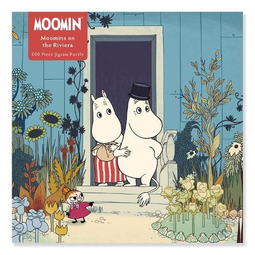 Cover image for Adult Jigsaw Puzzle Moomins on the Riviera (500 pieces)