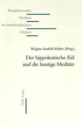 Cover image for Der Hippokratische Eid Und Die Heutige Medizin