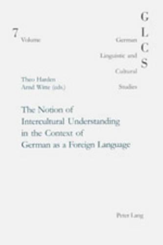 Cover image for The Notion of Intercultural Understanding in the Context of German as a Foreign Language