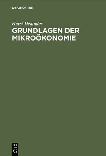 Cover image for Grundlagen Der Mikrooekonomie