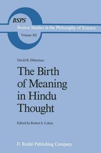 Cover image for The Birth of Meaning in Hindu Thought