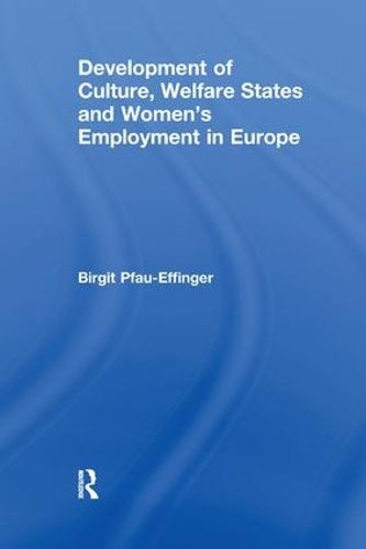 Cover image for Development of Culture, Welfare States and Women's Employment in Europe