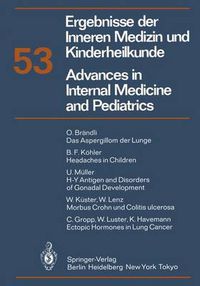 Cover image for Ergebnisse der Inneren Medizin und Kinderheilkunde/Advances in Internal Medicine and Pediatrics: Neue Foige