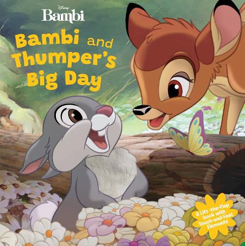 Cover image for Bambi and Thumper's Big Day (Disney: A Touch and Feel Book)