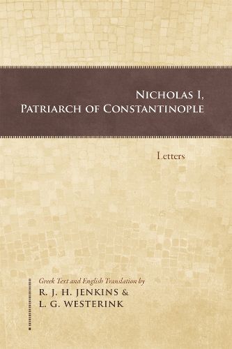 Cover image for Nicholas I, Patriarch of Constantinople