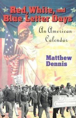 Cover image for Red, White, and Blue Letter Days: An American Calendar