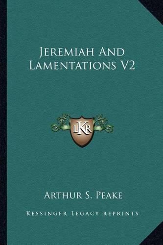 Cover image for Jeremiah and Lamentations V2