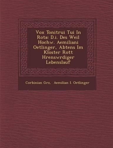 Cover image for Vox Tonitrui Tui in Rota