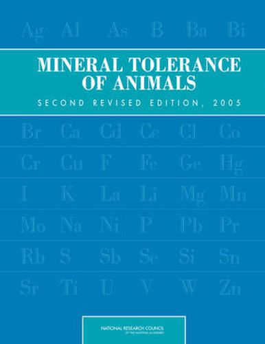 Mineral Tolerance of Animals