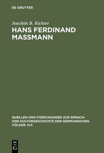 Hans Ferdinand Massmann: Altdeutscher Patriotismus Im 19. Jahrhundert