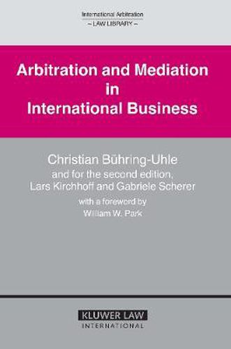 Cover image for Arbitration and Mediation in International Business