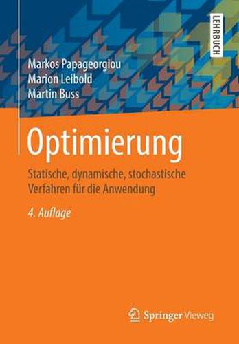 Cover image for Optimierung: Statische, dynamische, stochastische Verfahren fur die Anwendung