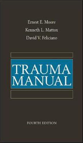 Cover image for Trauma Manual, Fourth Edition