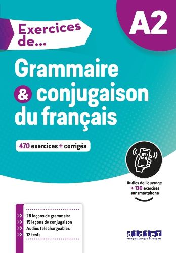 Cover image for Exercices de... Grammaire et conjugaison: Livre A2