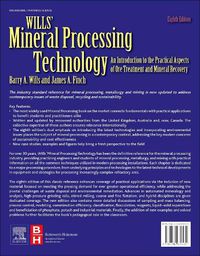 Cover image for Wills' Mineral Processing Technology: An Introduction to the Practical Aspects of Ore Treatment and Mineral Recovery