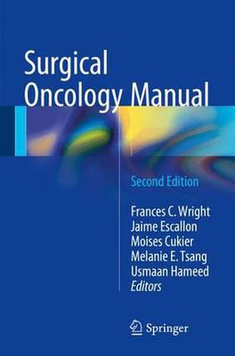 Cover image for Surgical Oncology Manual