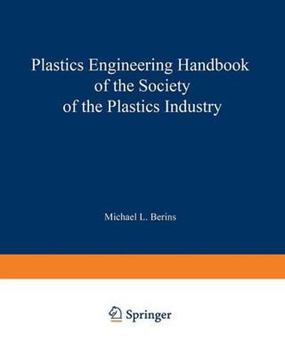 Cover image for SPI Plastics Engineering Handbook of the Society of the Plastics Industry, Inc.