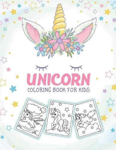 Cover image for Unicorn Coloring Book