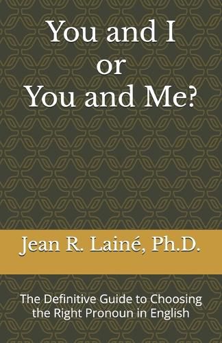 Cover image for You and I or You and Me?