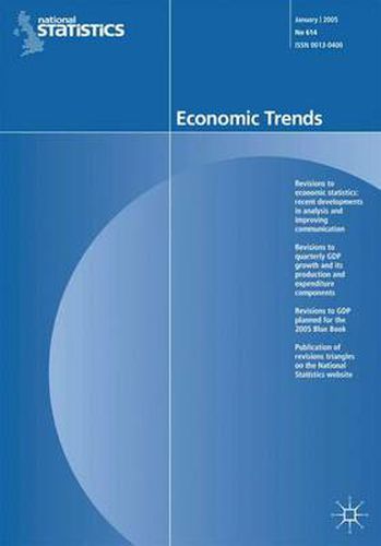 Cover image for Economic Trends Vol 624 November 2005