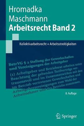 Cover image for Arbeitsrecht Band 2: Kollektivarbeitsrecht + Arbeitsstreitigkeiten