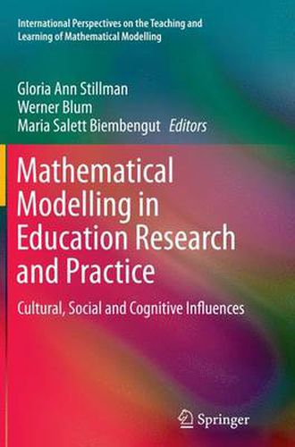 Cover image for Mathematical Modelling in Education Research and Practice: Cultural, Social and Cognitive Influences