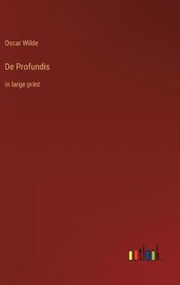 Cover image for De Profundis