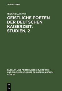 Cover image for Geistliche Poeten der deutschen Kaiserzeit: Studien, 2