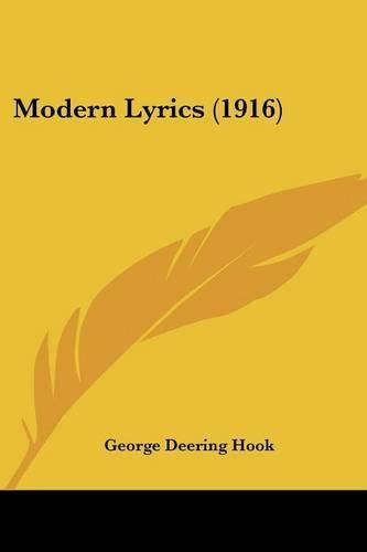 Cover image for Modern Lyrics (1916)