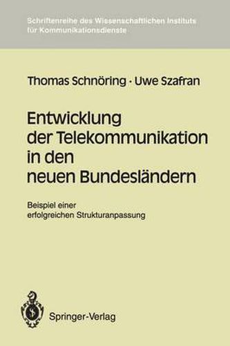 Cover image for Entwicklung der Telekommunikation in den Neuen Bundeslandern