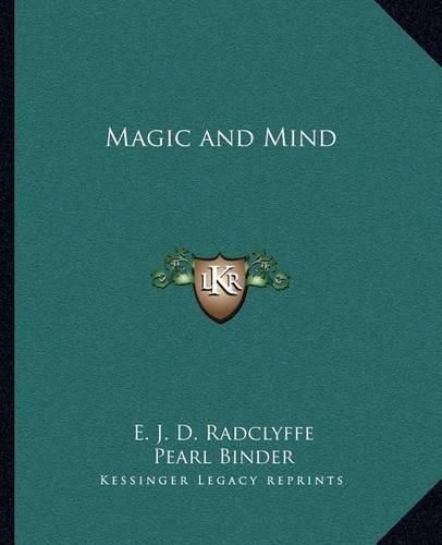 Cover image for Magic and Mind