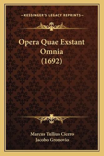 Cover image for Opera Quae Exstant Omnia (1692)