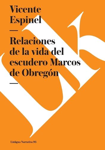 Cover image for Vida del Escudero Marcos de Obregon