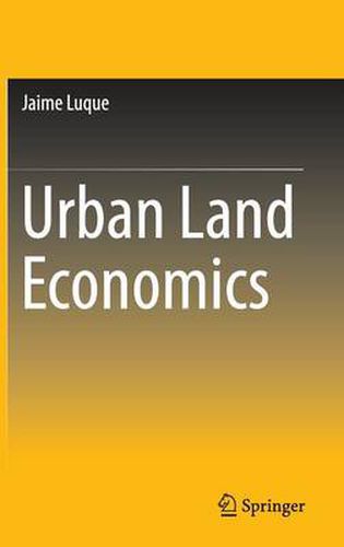 Cover image for Urban Land Economics