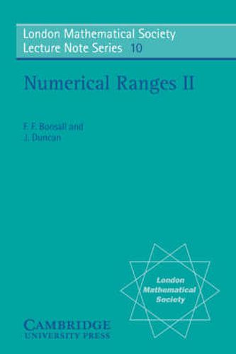 Cover image for Numerical Ranges II