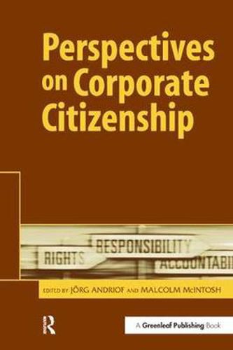 Cover image for Perspectives on Corporate Citizenship