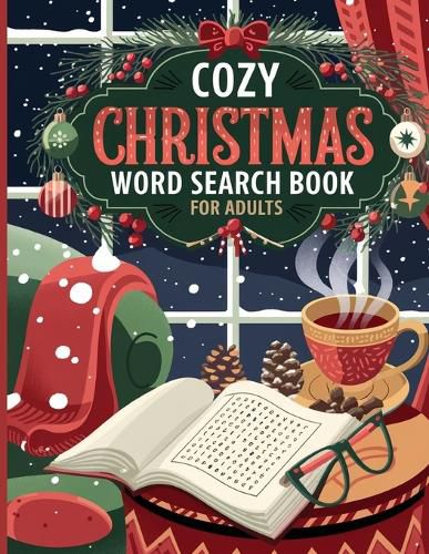 Cover image for Cozy Christmas Word Search Book for Adults