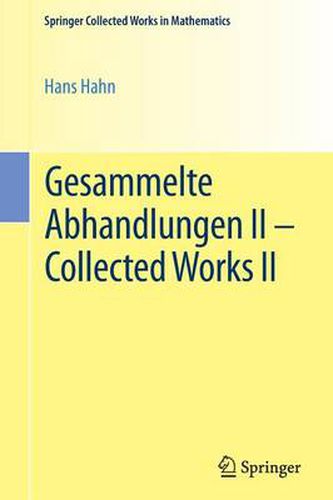 Gesammelte Abhandlungen II - Collected Works II