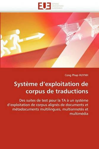 Cover image for Syst Me D'Exploitation de Corpus de Traductions