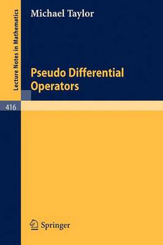 Cover image for Pseudo Differential Operators