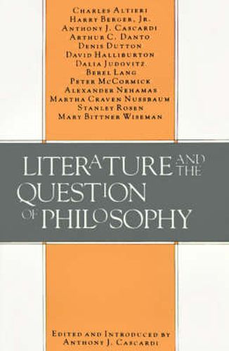 Literature and the Question of Philosophy