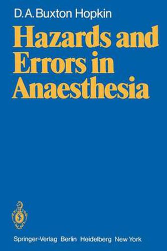 Hazards and Errors in Anaesthesia