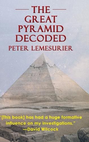 Cover image for The Great Pyramid Decoded by Peter Lemesurier (1996)