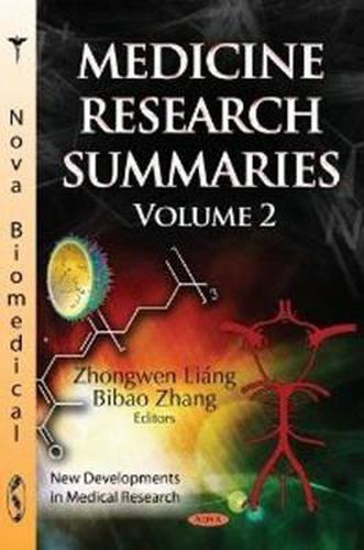 Cover image for Medicine Research Summaries: Volume 2