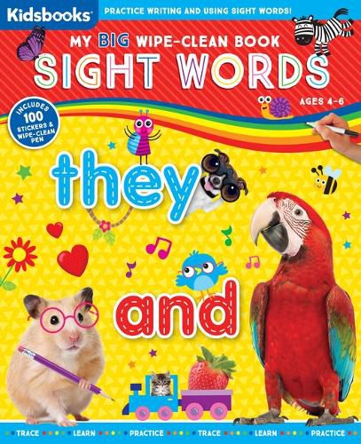 Cover image for My Big Wipe-Clean Book Sight Words